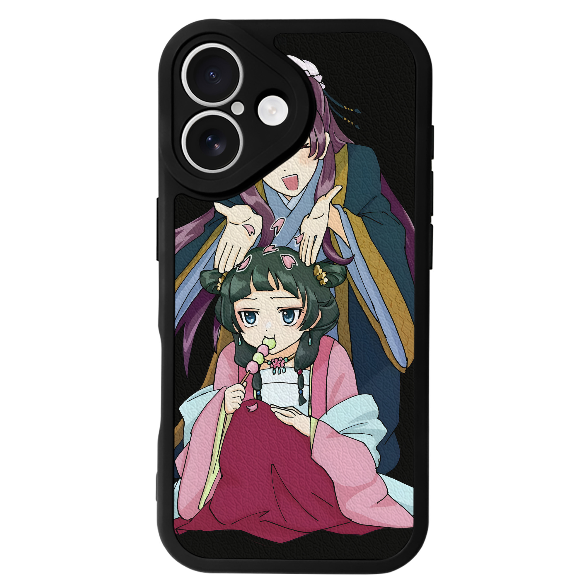 （画像用） 薬屋のひとりごと The Apothecary Diaries 【iPhone 16シリーズ対応】シリコンスマホケース（レザー調） 材質：シリコン